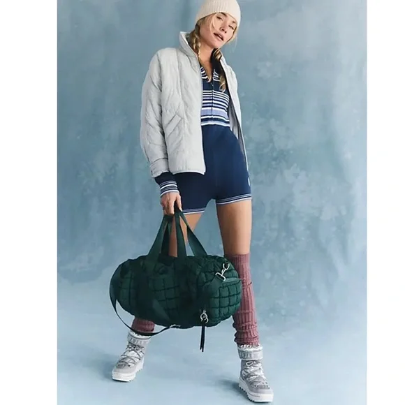 Free People Striped Navy and White Jumpsuit - Picture 3 of 16